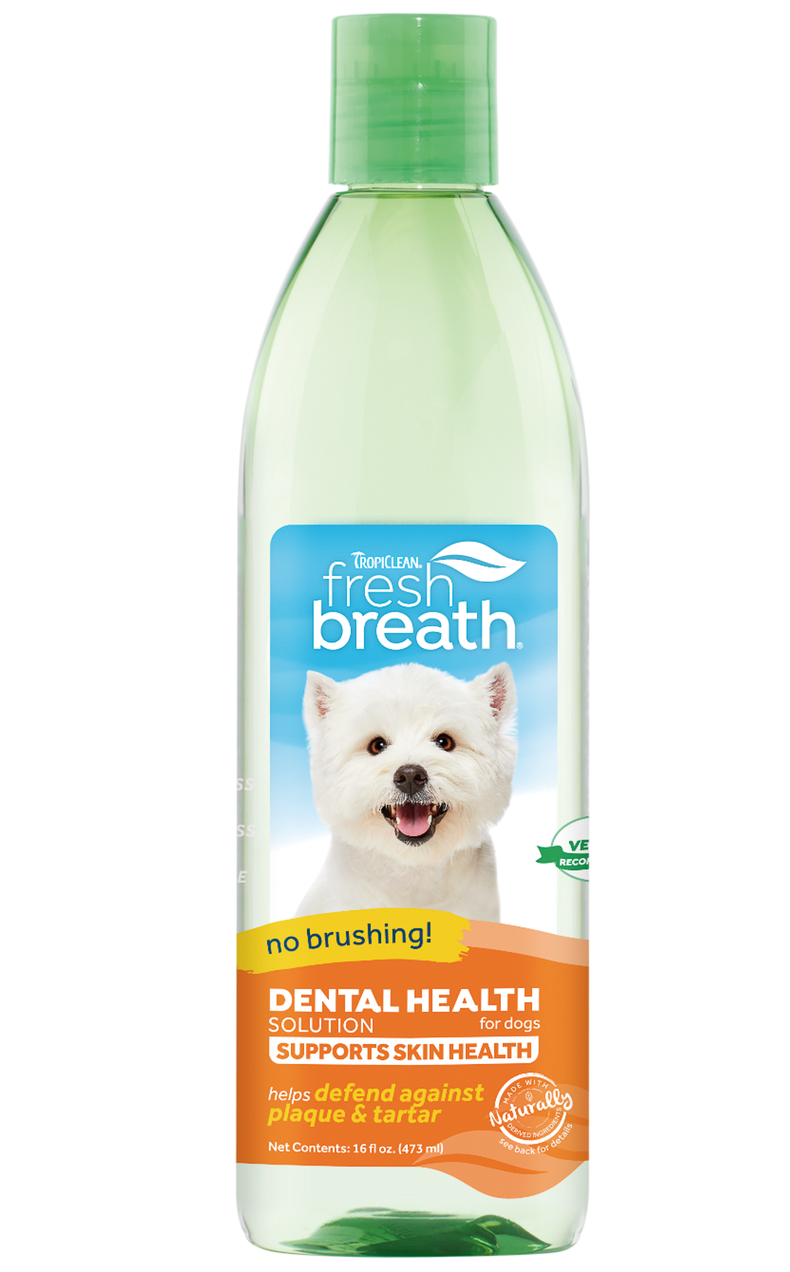 Фото - Ліки й вітаміни TropiClean Добавка у воду для собак  Fresh Breath Догляд за шкірою та шерст 