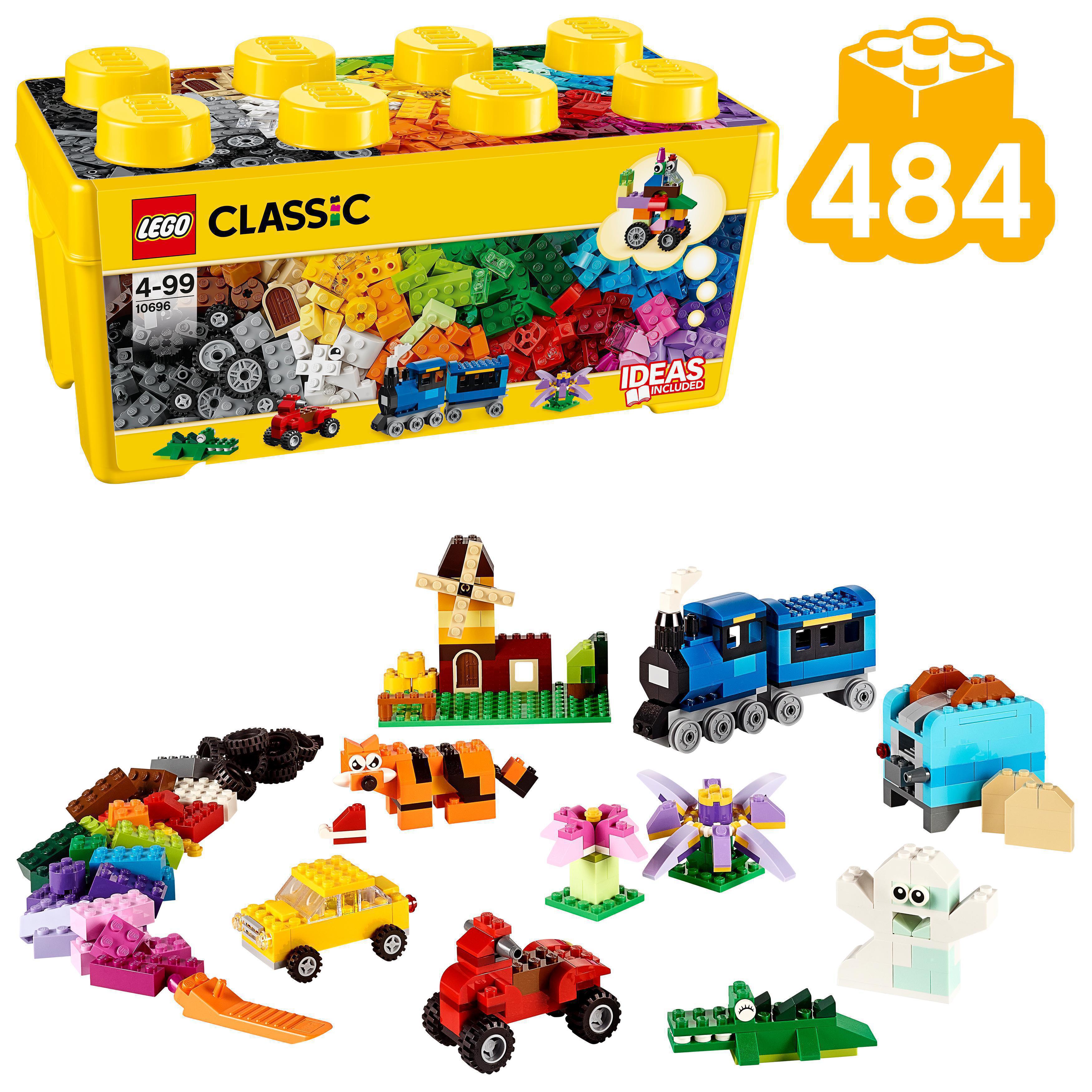 Конструктор LEGO Classic Средний Кубики для творческого конструирования, 484 детали (10696) - фото 3