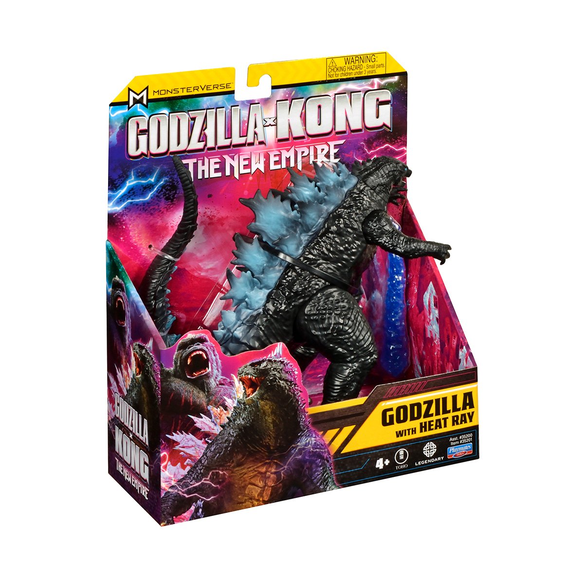 Игровая фигурка Godzilla vs Kong Годзилла до эволюции с лучом 15 см (35201) - фото 4