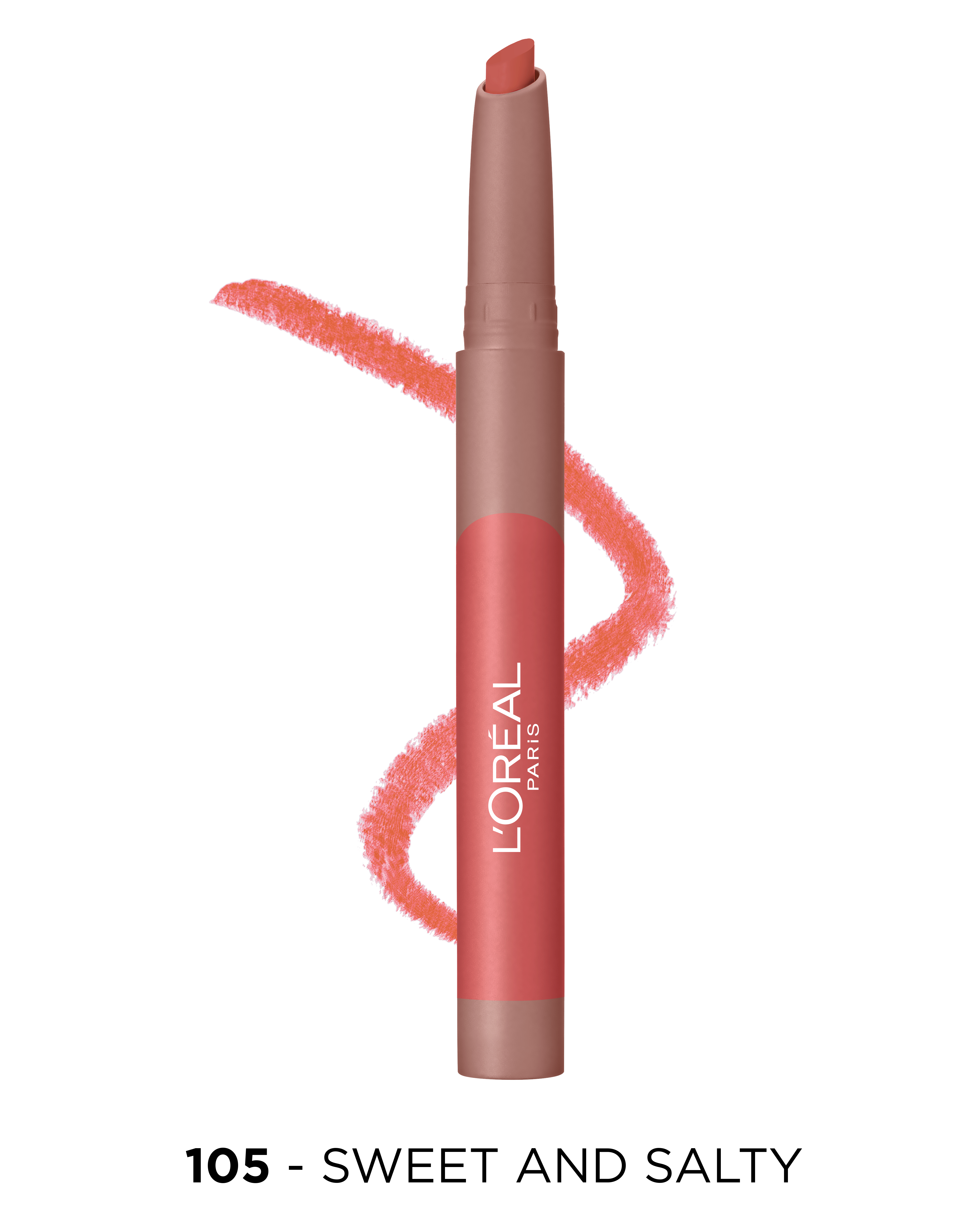 Помада-олівець для губ L'Oréal Paris Matte Lip Crayon, відтінок 105 (Персиковий), 1,3 г (A9975400) - фото 2