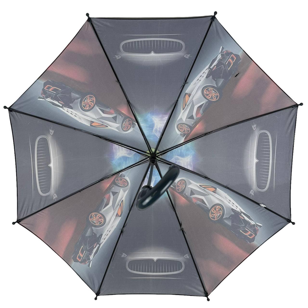 Дитяча парасолька-палиця напівавтомат S&L 83 см різнобарвна - фото 3