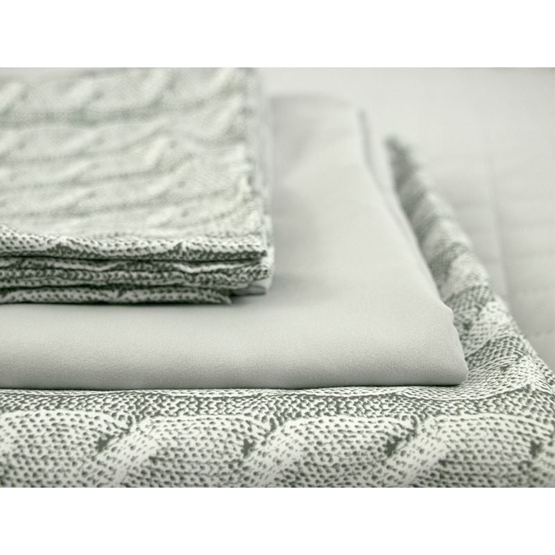 Комплект постільної білизни Руно Grey Braid, двоспальний, мікрофайбер (Р655.52_Grey Braid) - фото 9