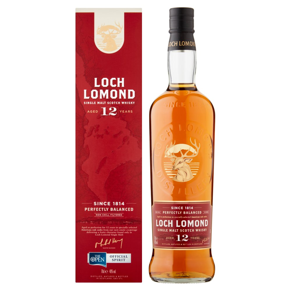 Виски Loch Lomond 12 yo Single Malt Scotch Whisky, 46%, 0,7 л (34376) - фото 1