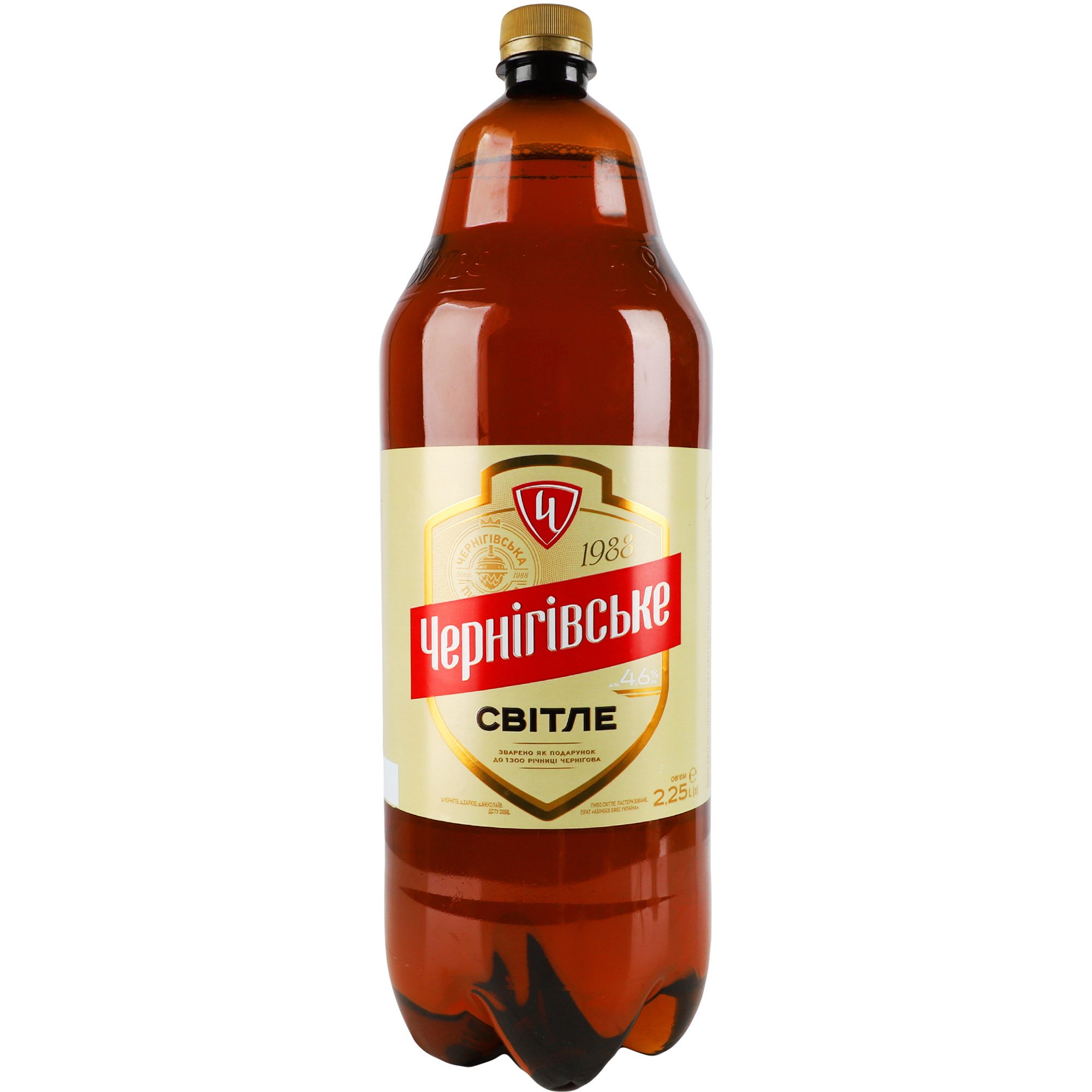 Пиво Чернігівське светлое 4.6% 2.25 л - фото 1