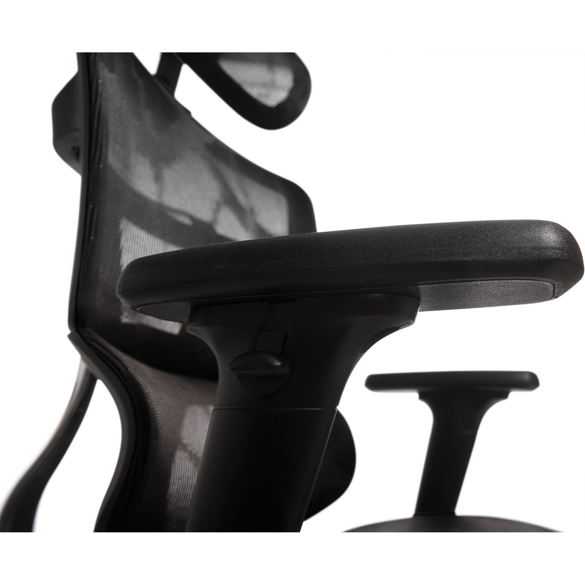 Офісне крісло GT Racer B-237A, чорне (B-237A Black) - фото 9