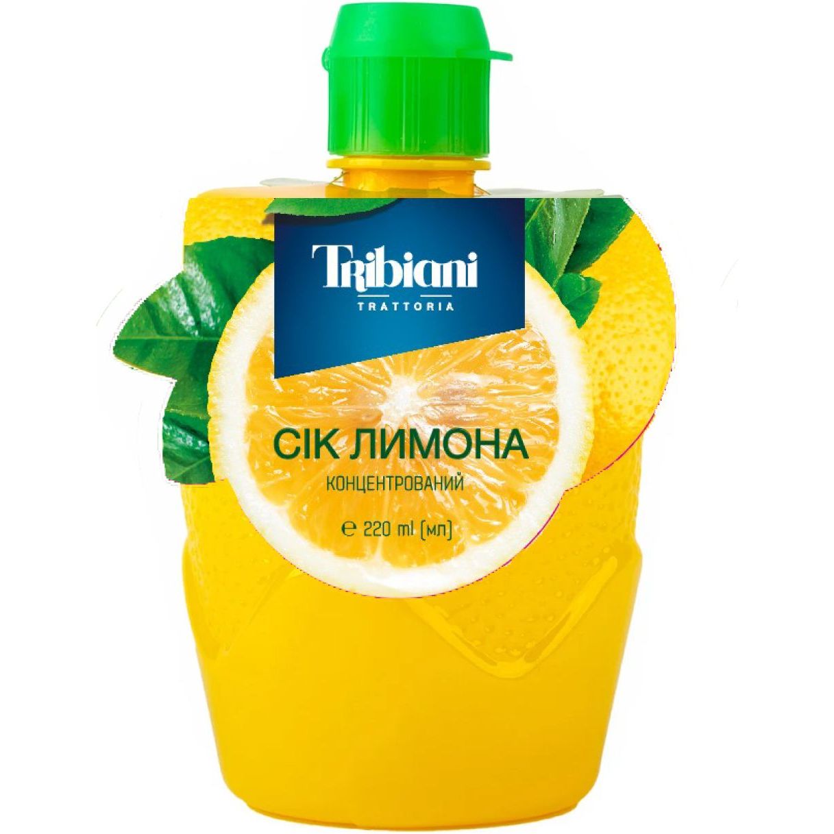 Сок лимона Tribiani концентрированный 220 мл - фото 1