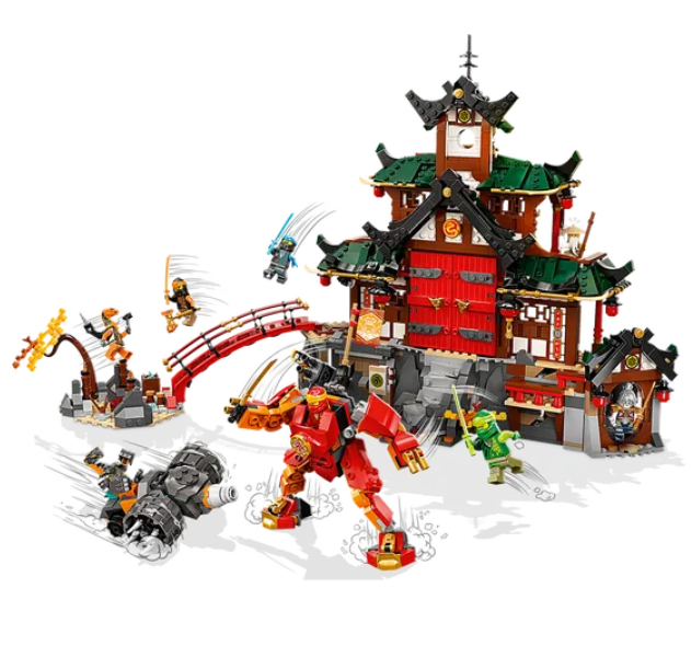 Конструктор LEGO Ninjago Храм-додзе ніндзя, 1394 деталей (71767) - фото 4