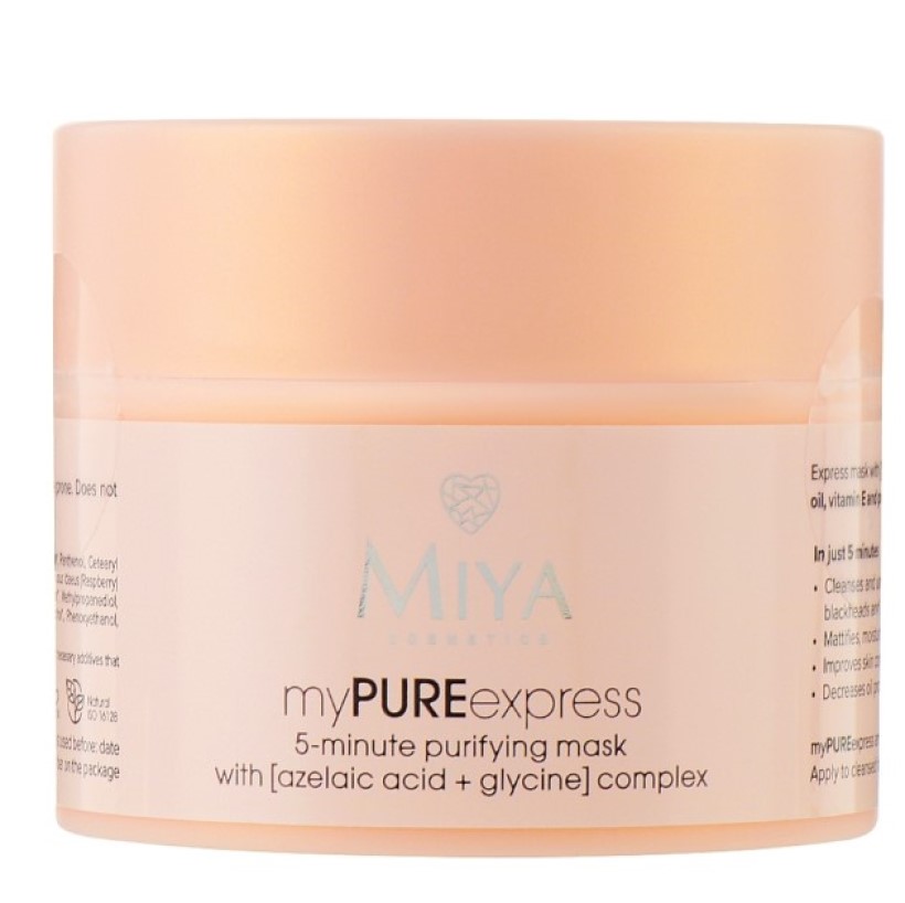 Очищаюча маска для обличчя Miya Cosmetics My Pure Express Mask 50 мл - фото 1