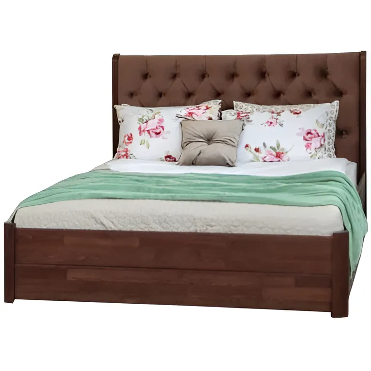 Кровать двуспальная Олимп Челси с ящиками 160х200 см венге (EVR-4562) - фото 1