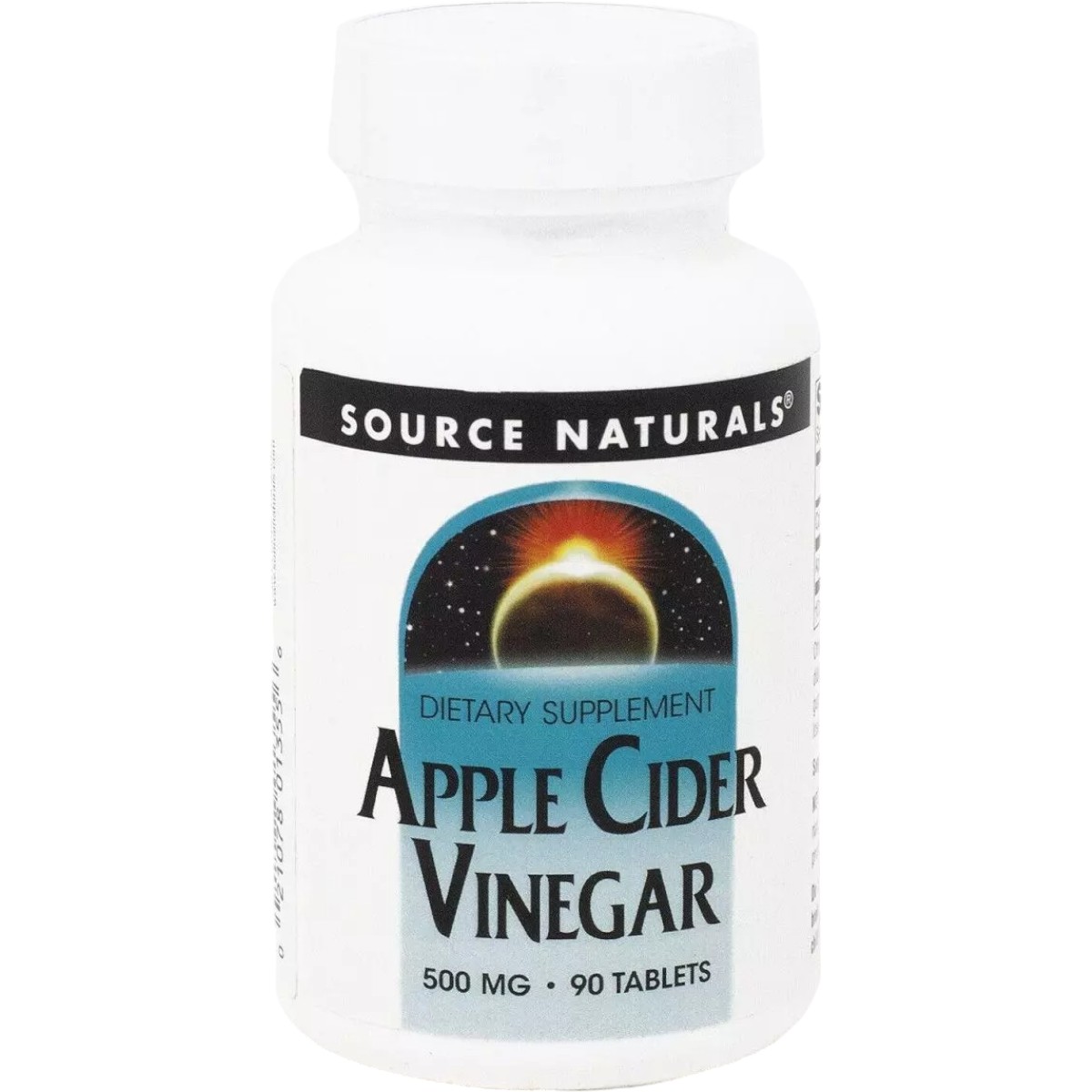 Натуральная добавка Source Naturals Apple Cider Vinegar 500 мг 90 таблеток - фото 1