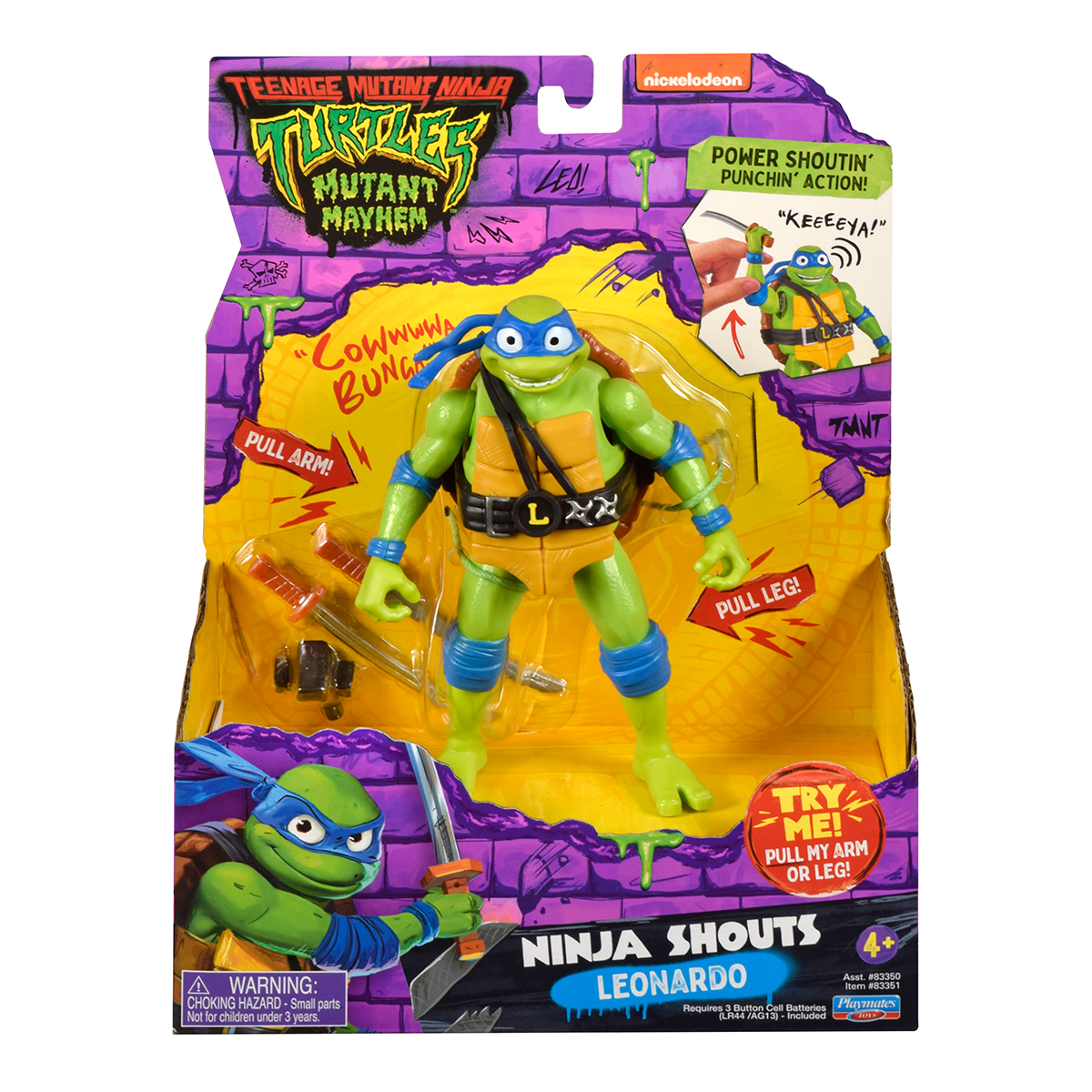 Игровая фигурка TMNT Черепашки-Ниндзя Леонардо (83351) - фото 7