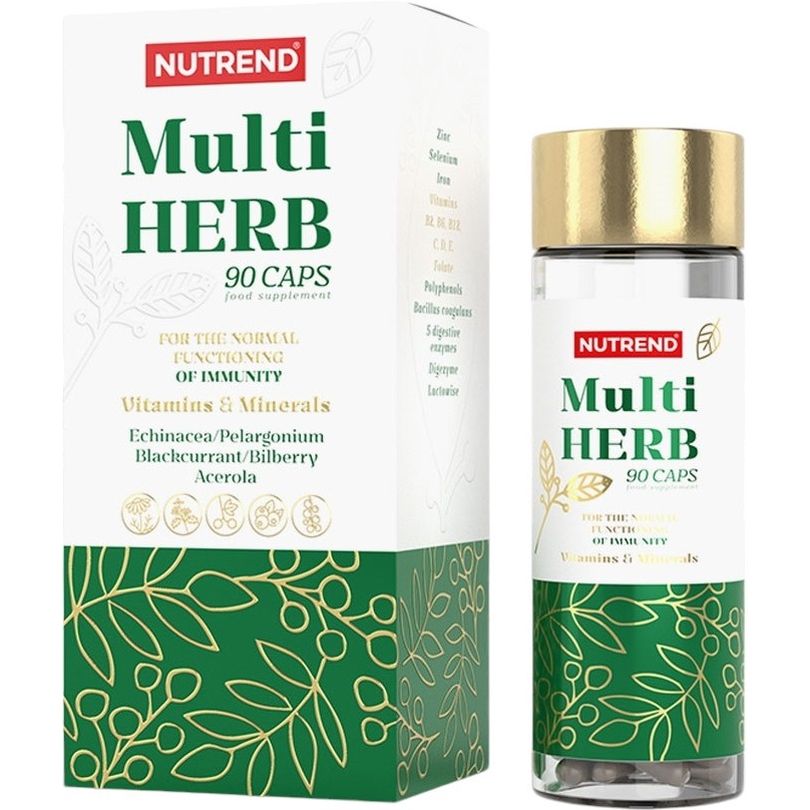 Вітамінно-мінеральний комплекс Nutrend Multiherb 90 капсул - фото 1