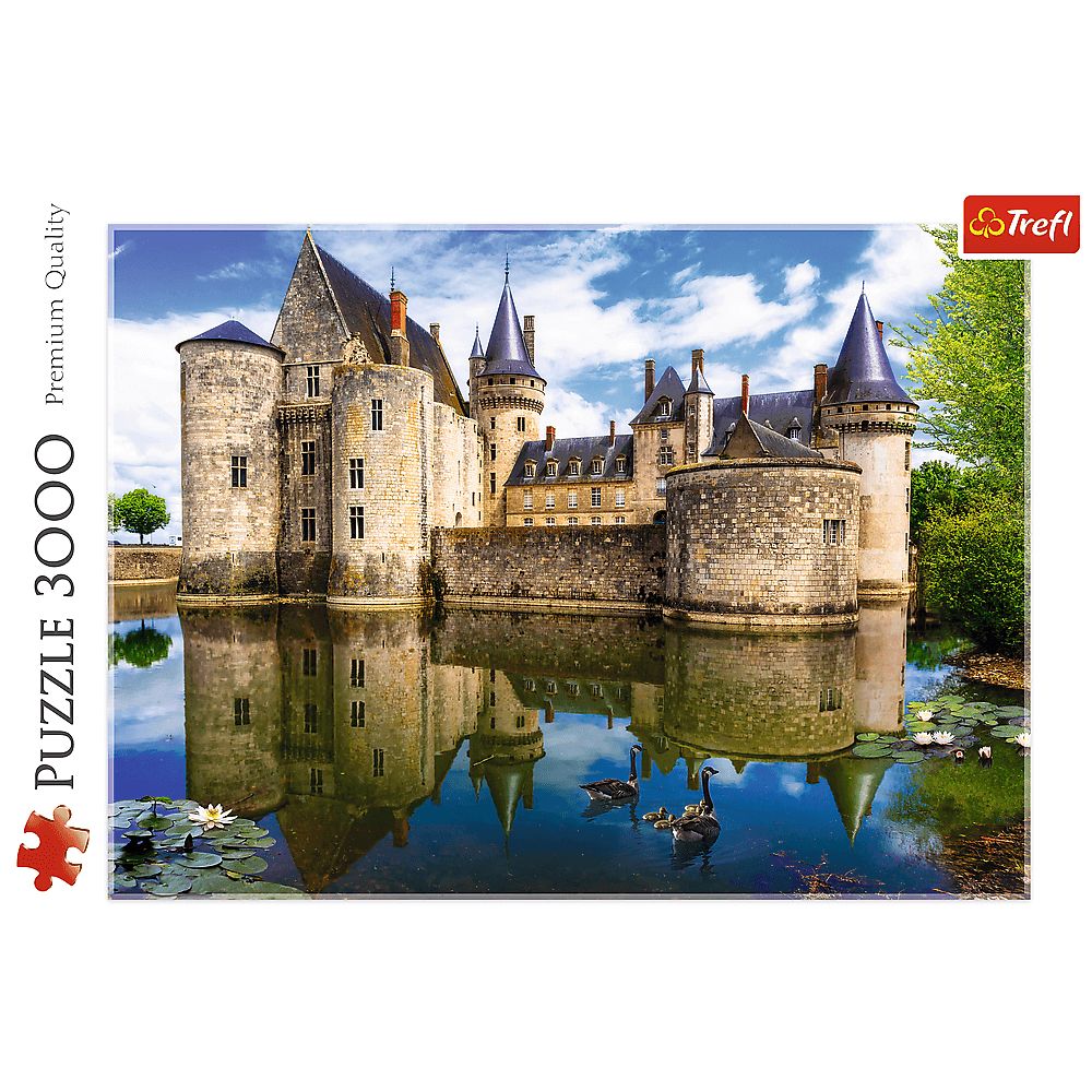 Пазлы Trefl Замок в Сюли-сюр-Луар Франция 3000 элементов - фото 3