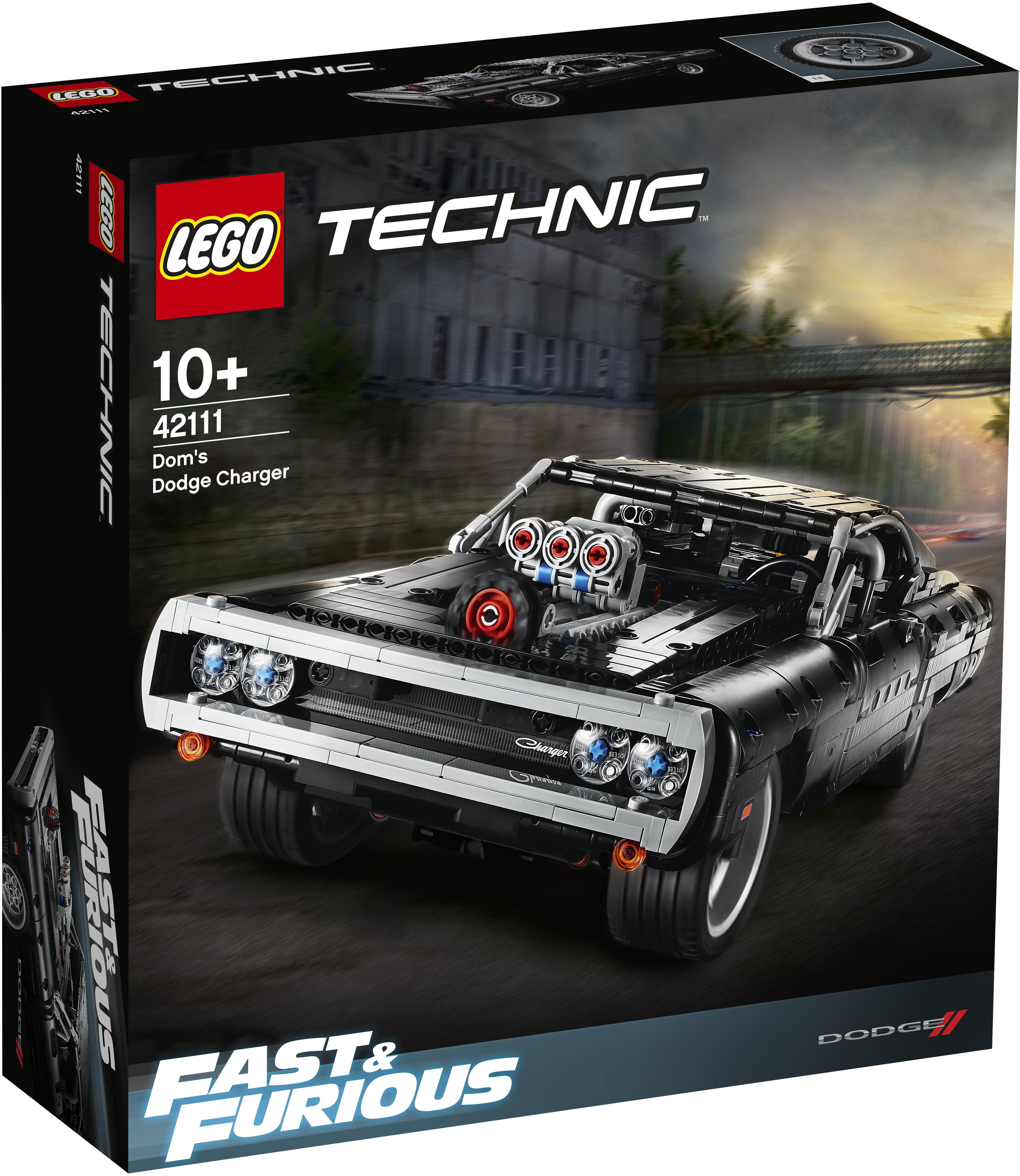 Конструктор LEGO Technic Dodge Charger Доминика Торетто, 1077 деталей (42111) - фото 2