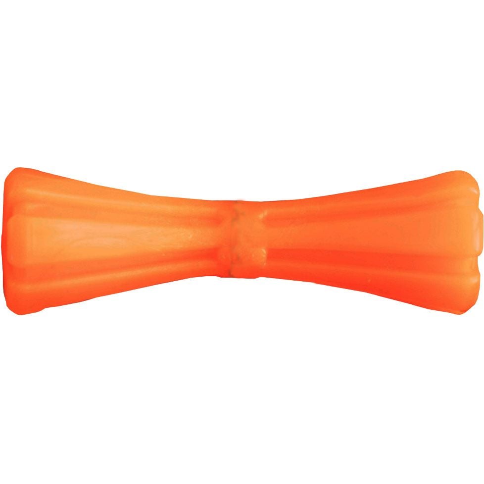 Іграшка для собак Agility гантель 12 см помаранчева - фото 1