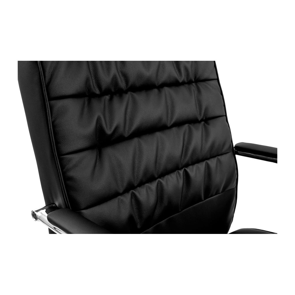 Кресло офисное Richman Лион Ю Хром M-1 Tilt черный (RCM-1062) - фото 6