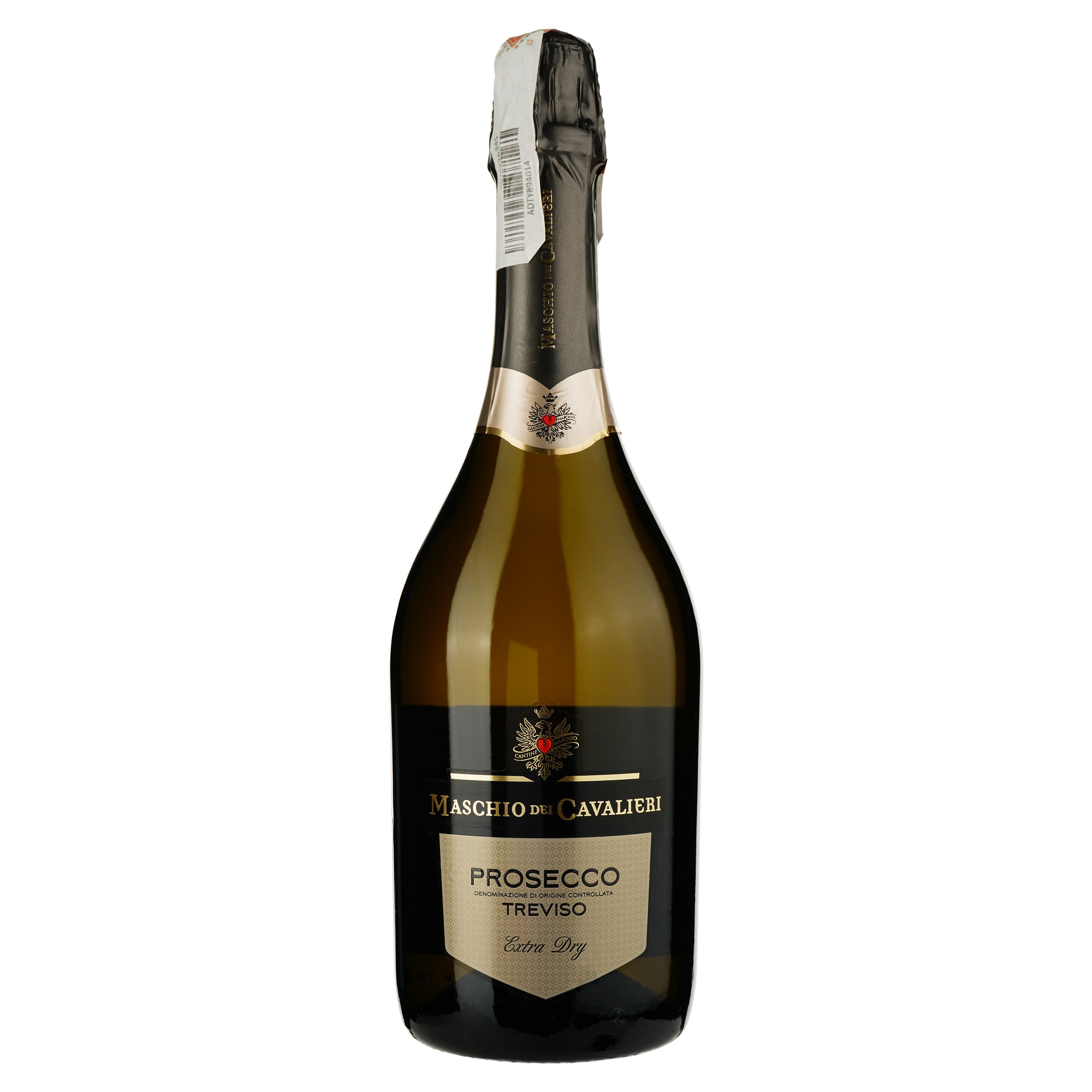 Вино игристое Maschio dei Cavalieri Prosecco Extra Dry DOC Spumante, белое, экстра-драй, 0,75 л - фото 1
