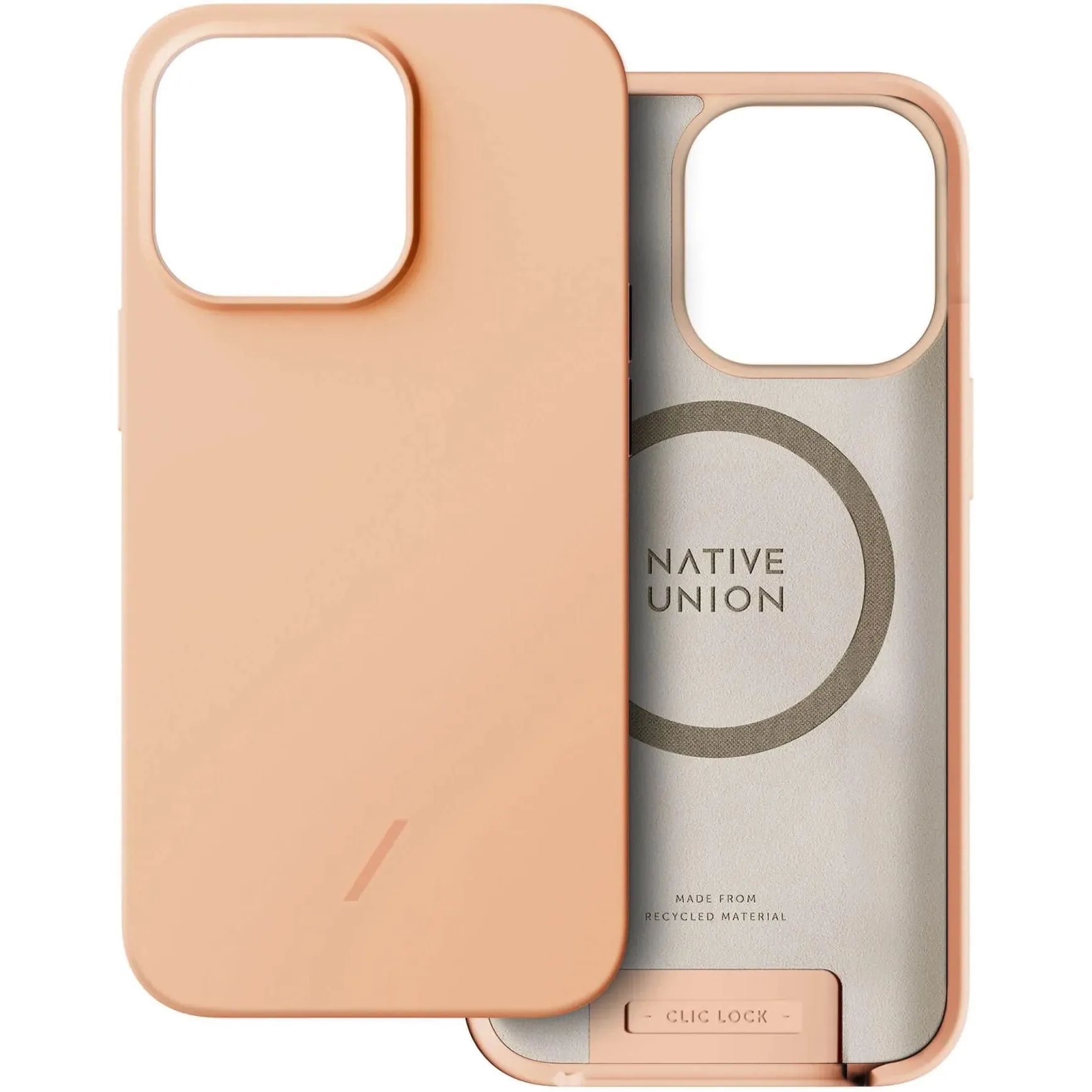 Чехол-накладка Native Union Clic Pop Magnetic Case Peach для iPhone 13 Pro - фото 1