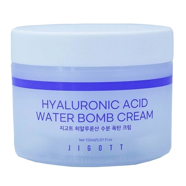Увлажняющий крем для лица Jigott Hyaluronic Acid Water Bomb Cream Гиалурон, 150 мл - фото 1
