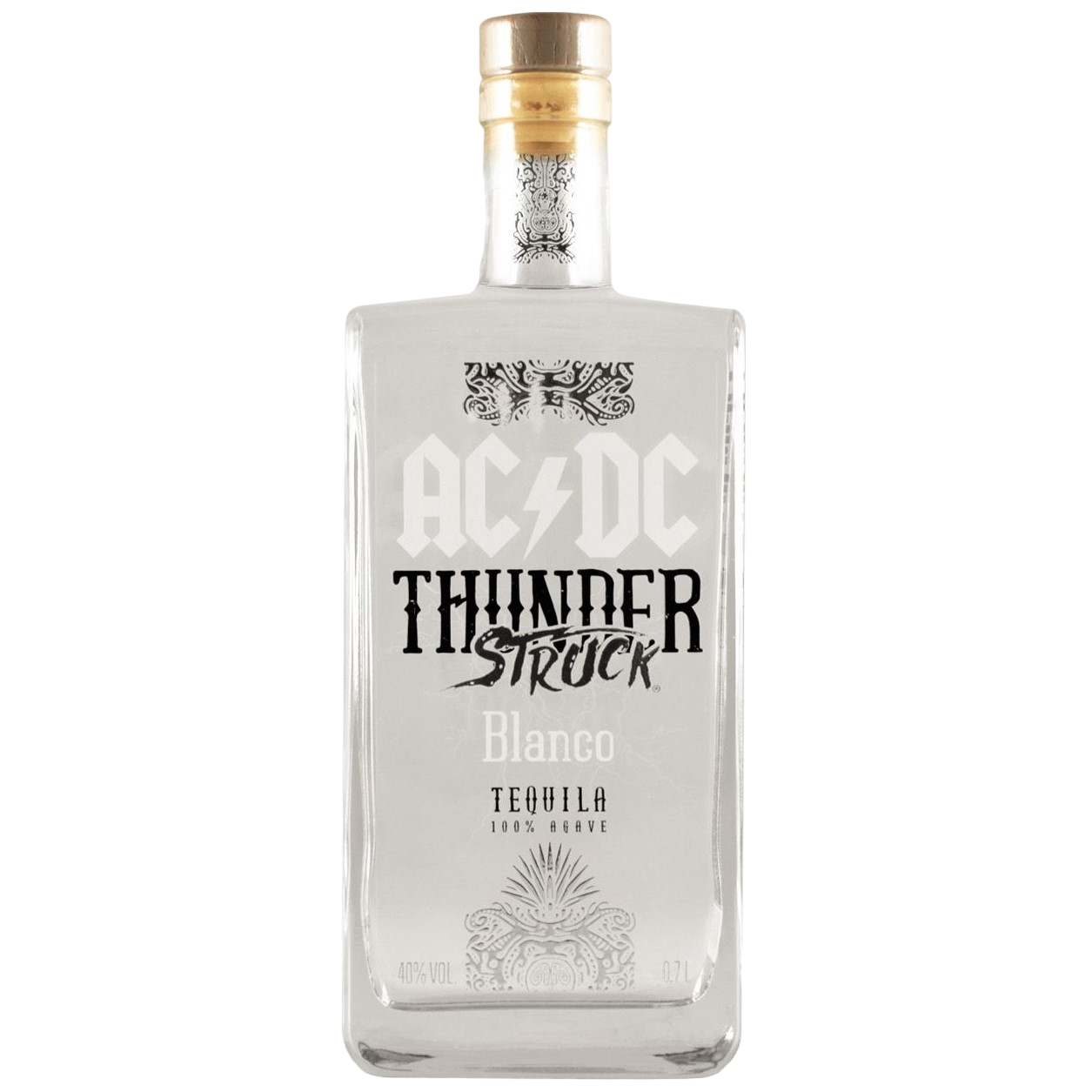 Текила AC/DC Thunderstruck Blanco 100% Agave, 40%, 0,7 л - фото 1