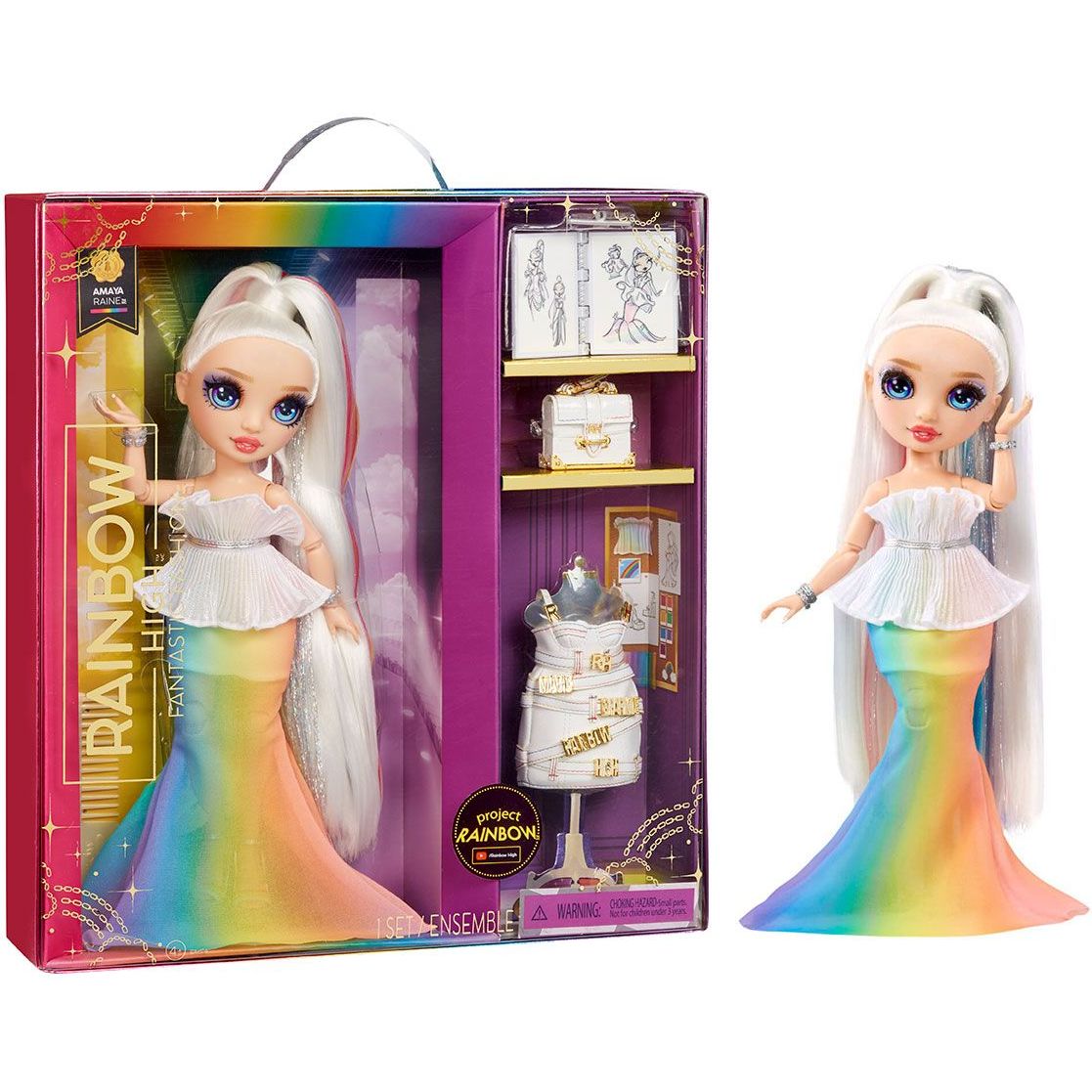 Лялька Rainbow High Fantastic Fashion Амая з аксесуарами (594154) - фото 8