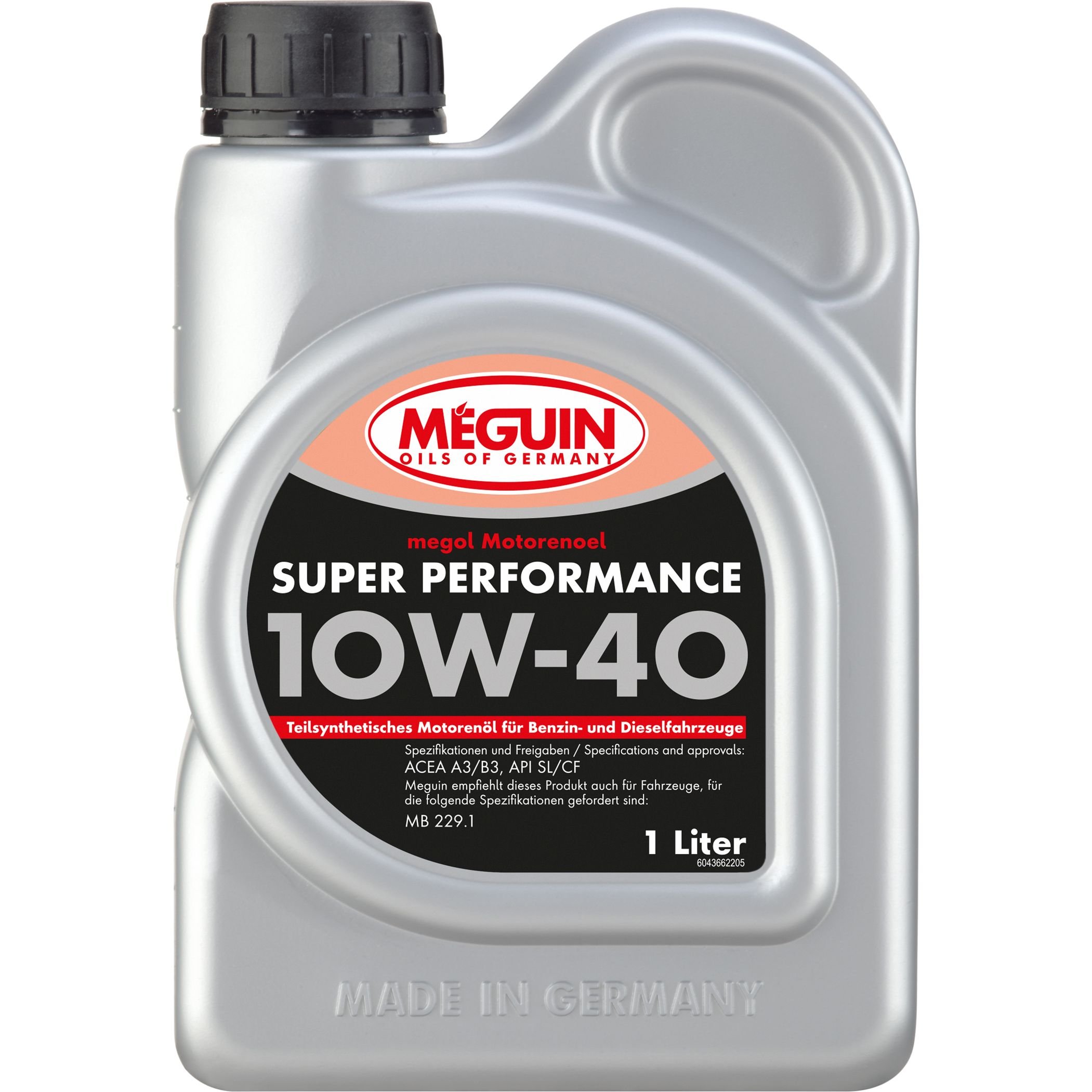 Моторна олива Meguin Super Performance 10W-40 1 л - фото 1