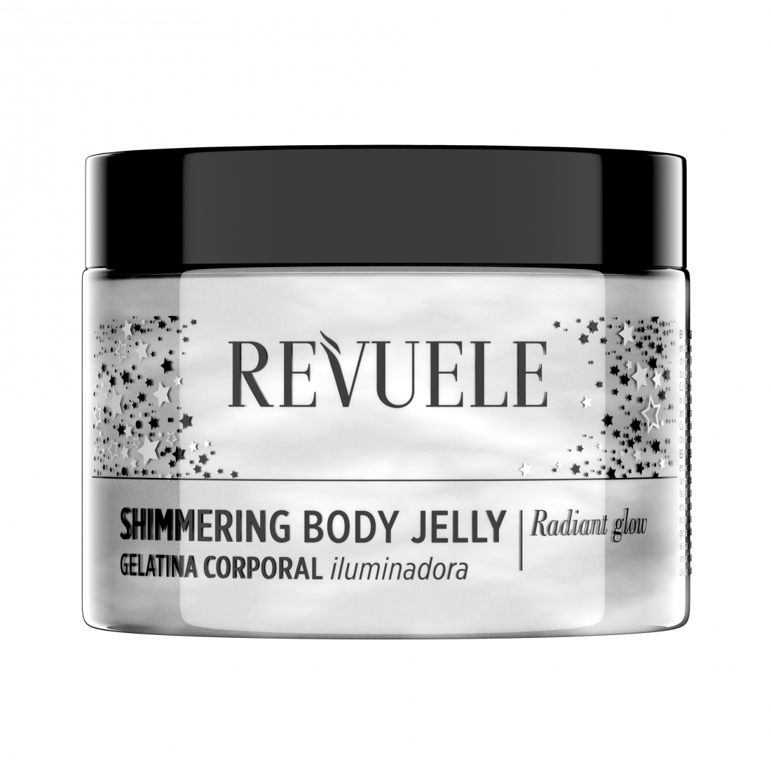 Желе для тіла Revuele Shimmering Body Jelly Срібло, 400 мл - фото 1
