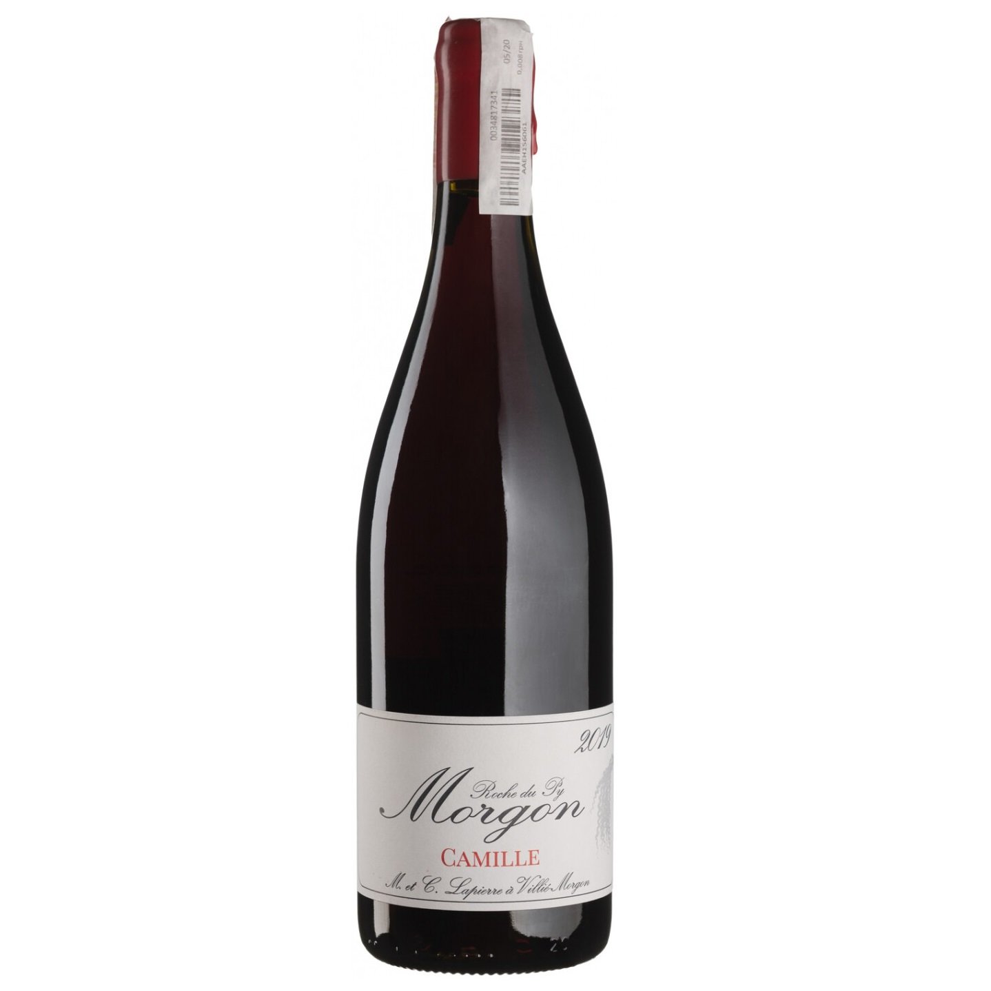 Вино Marcel Lapierre Morgon Roche du Py Cuvee Camille 2019, красное, сухое, 0,75 л (51516) - фото 1