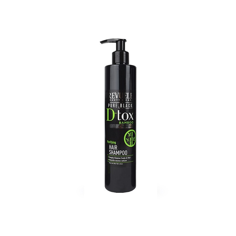 Шампунь для волос Revuele Pure Black очищающий, 335 мл - фото 1