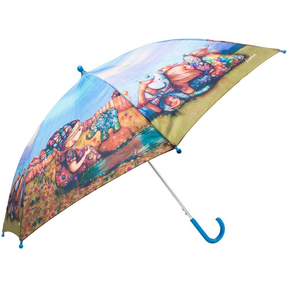 Детский зонт-трость полуавтомат Lamberti 91 см разноцветный - фото 1