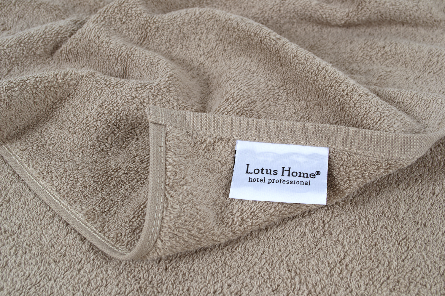 Полотенце Lotus Home Hotel Basic махровое 90х50 см кофейное (svt-2000022326094) - фото 2