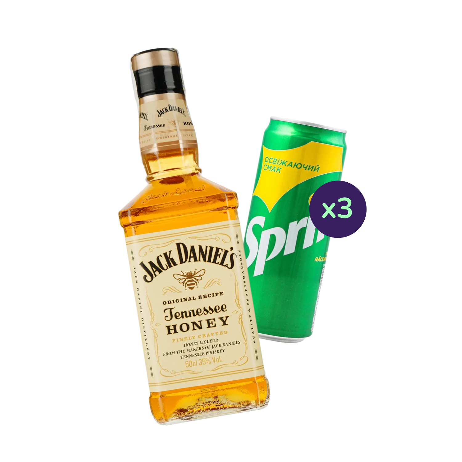 Коктейль Tennessee Honey & Lemonade (набор ингредиентов) х10 на основе Jack Daniel's - фото 2