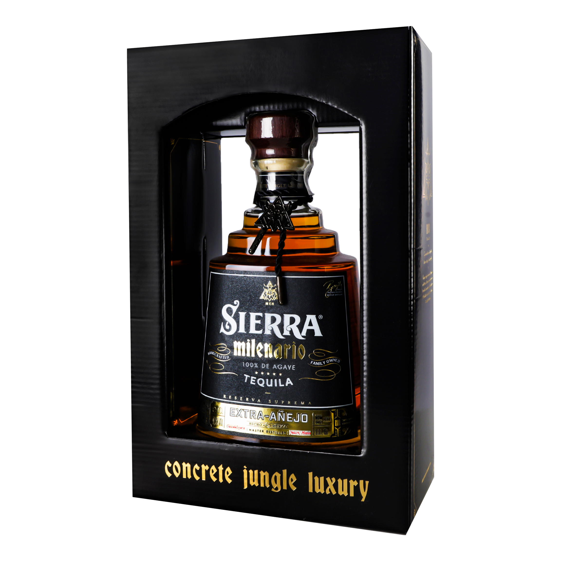 Текила Sierra Milenario Extra-Anejo 100% Agave, 41,5%, 0,7 л - фото 2