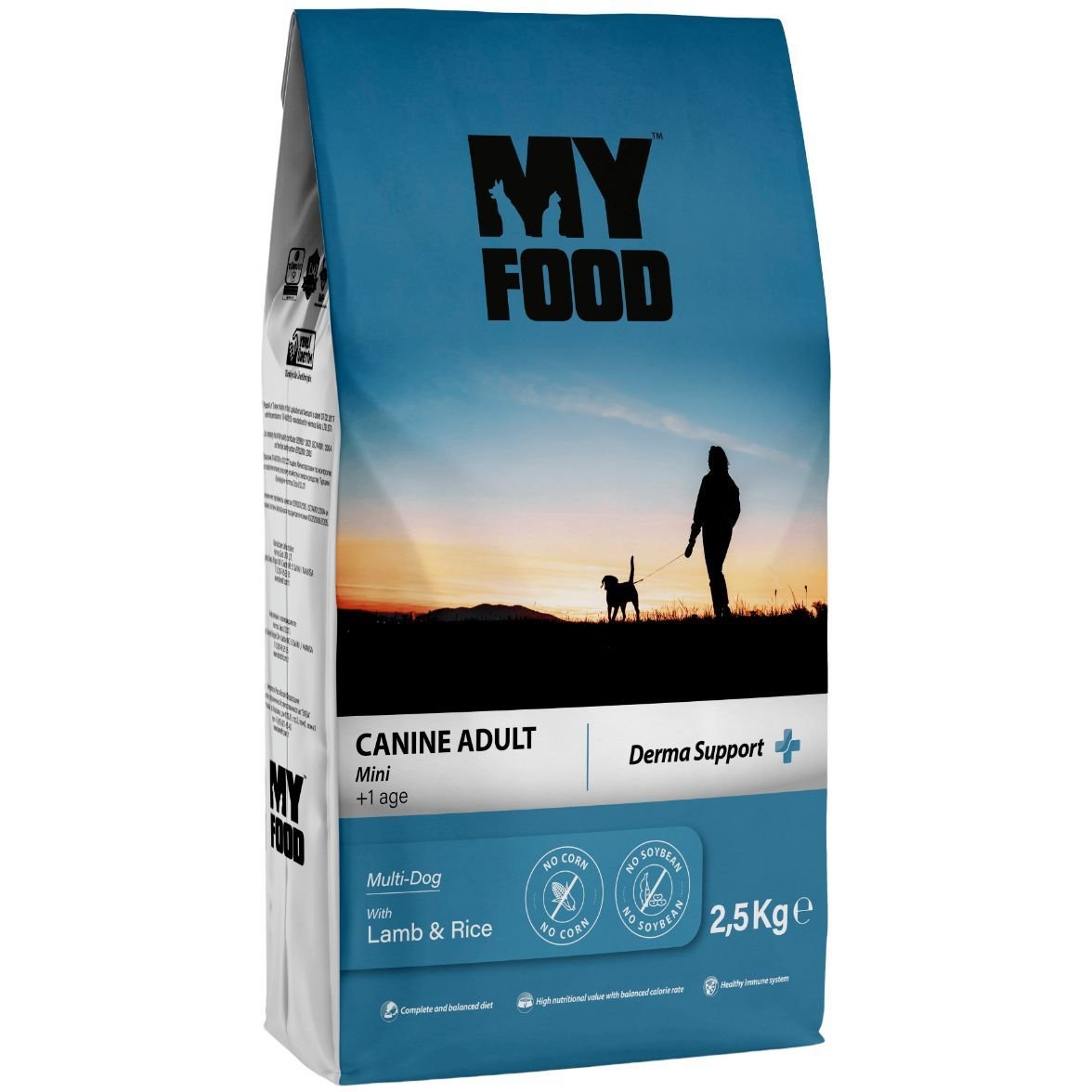 Сухой корм для собак малых пород Myfood Суперпремиум с ягненком и рисом, 2,5 кг - фото 1