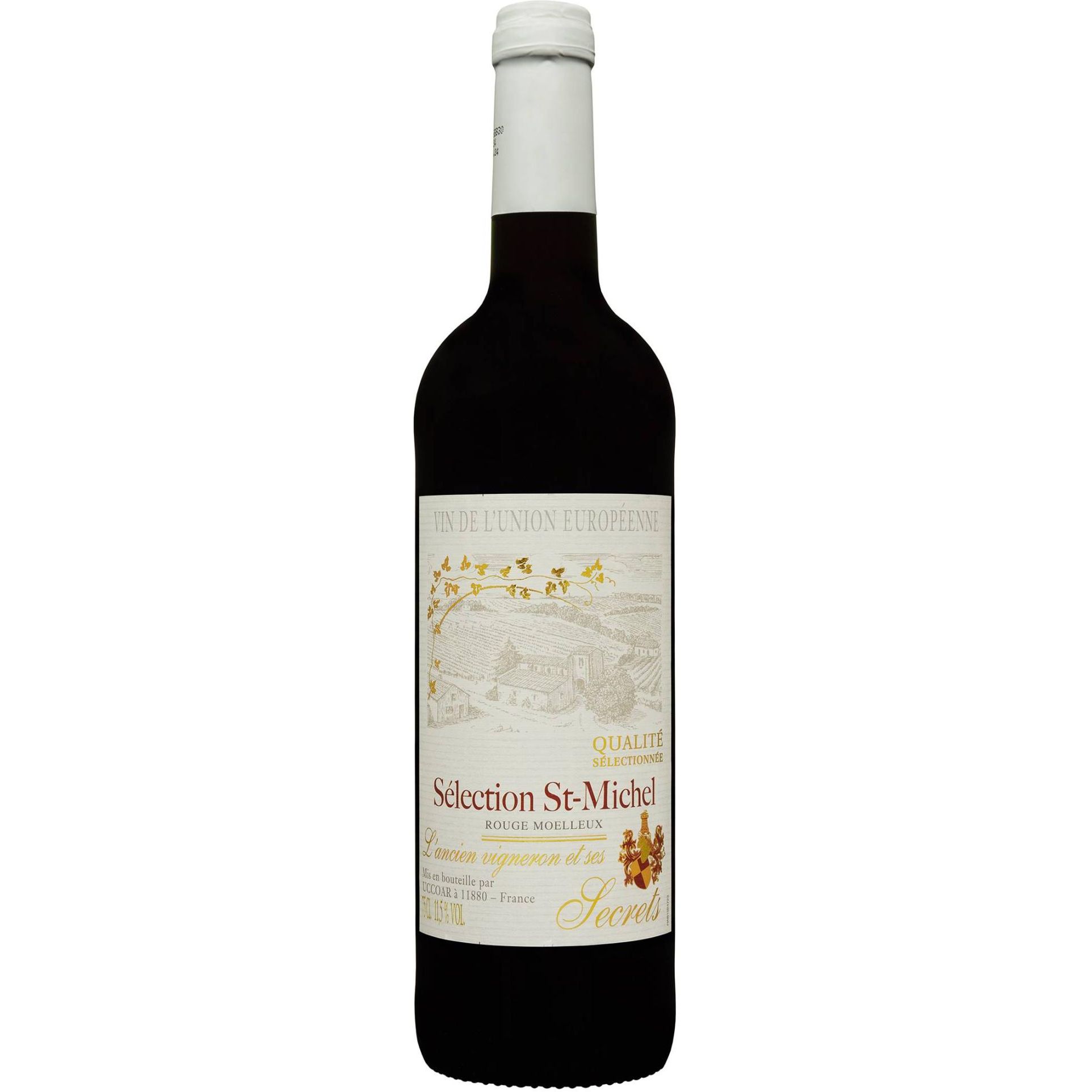 Вино Selection St-Michel Rouge Moelleux красное полусладкое 0.75 л - фото 1