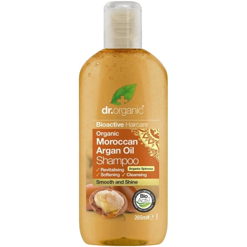 Шампунь Аргановое масло Dr. Organic Bioactive Haircare Moroccan Argan Oil Shampoo 265 мл - фото 1