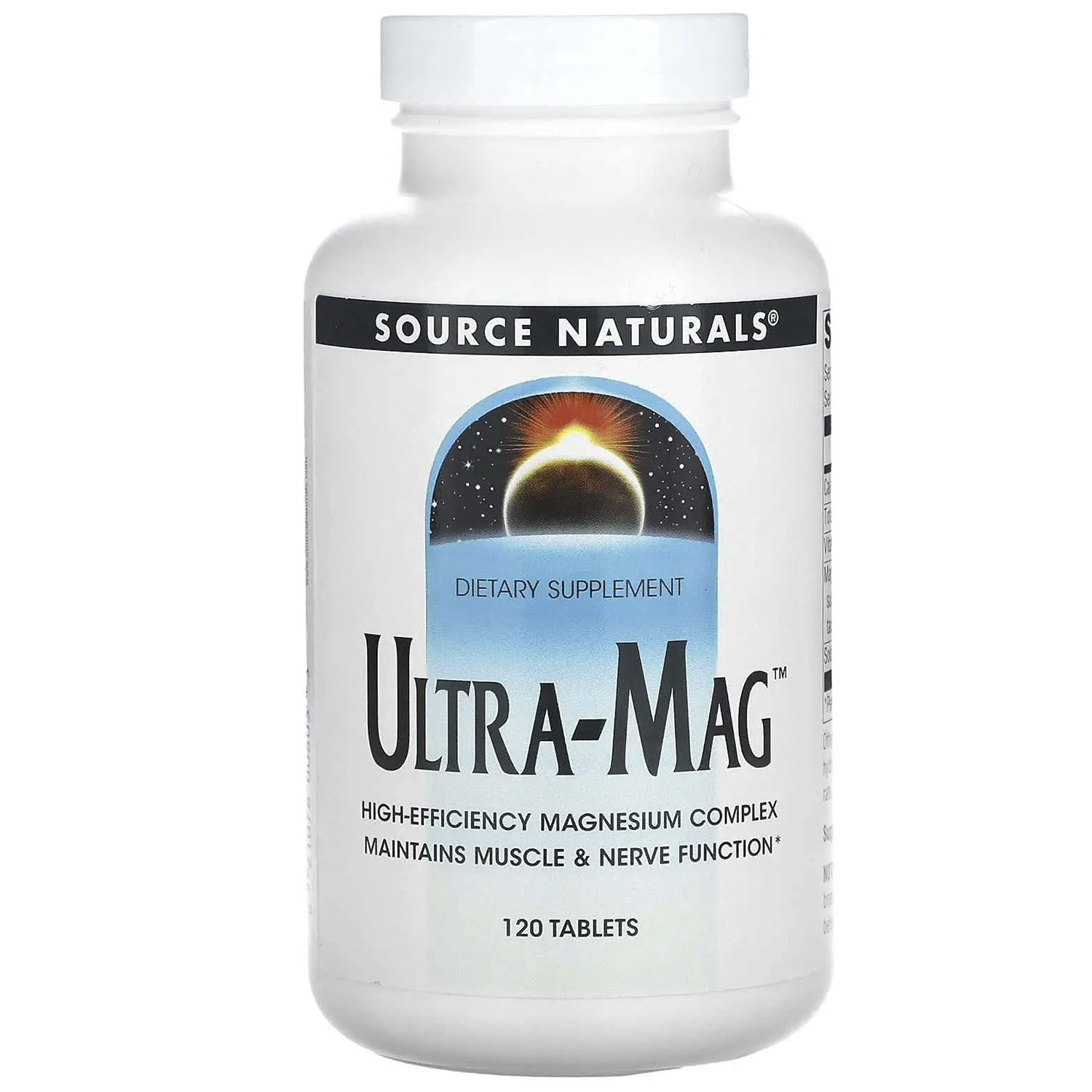 Магній Ультра Source Naturals Ultra-Mag 120 таблеток - фото 1