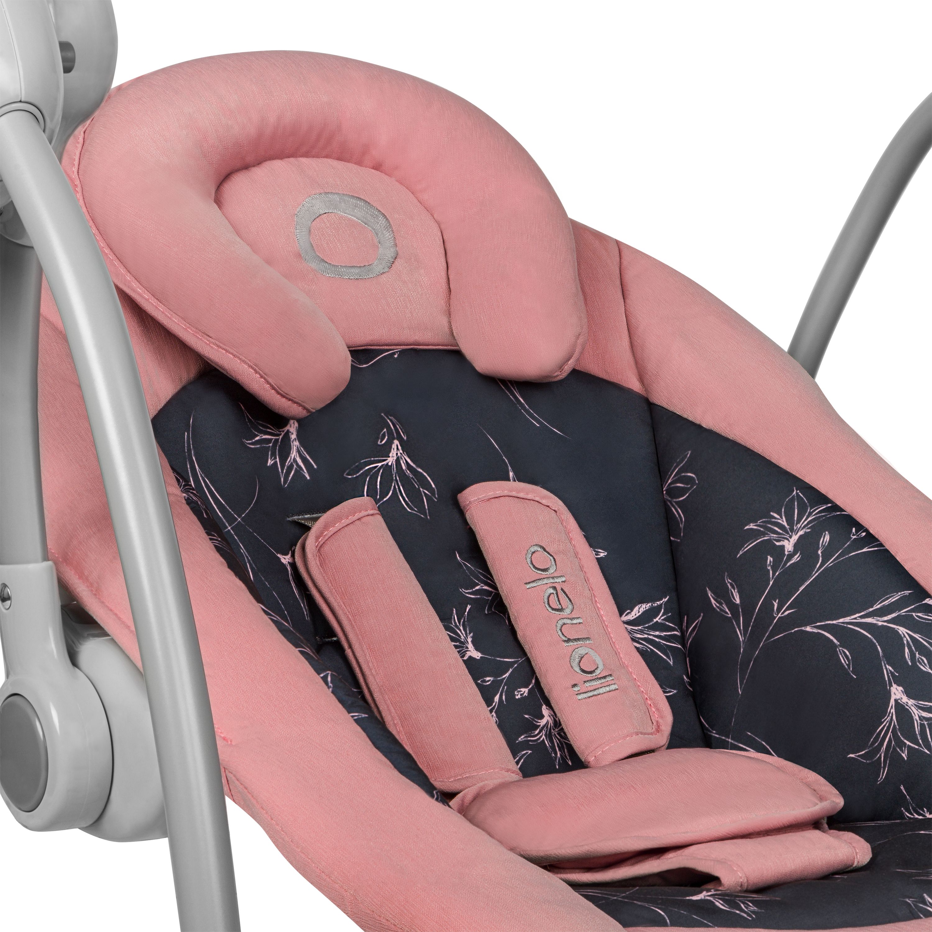 Кресло-качалка Lionelo Ruben Pink Baby с игровой дугой, розовое (LO-RUBEN RUBEN PINK BABY) - фото 7