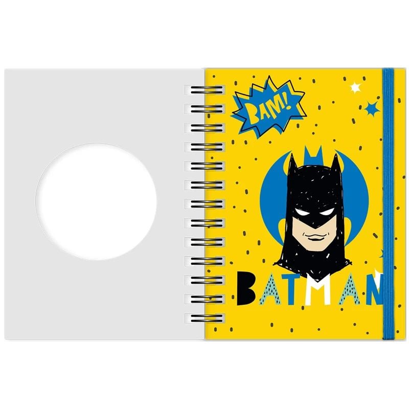 Блокнот для записів Kite DC Comics А6 в клітинку спіраль 80 аркушів (DC23-229) - фото 2