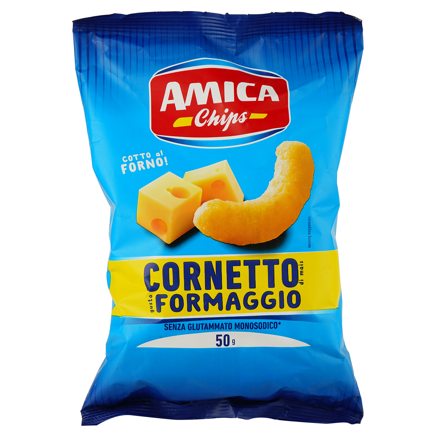 Снеки Amica Cheese Corn кукурузные со вкусом сыра 50 г (918445) - фото 1