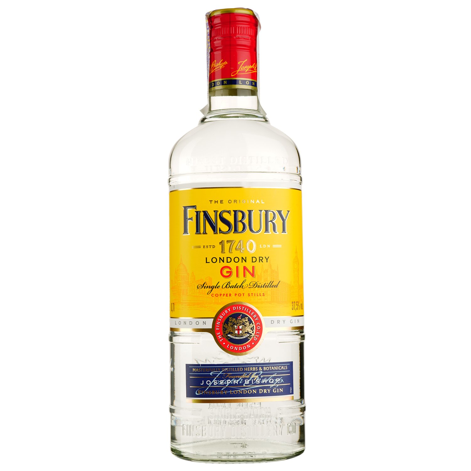 Джин Finsbury London Dry Gin, 37,5%, 0,7 л (123848) - фото 1