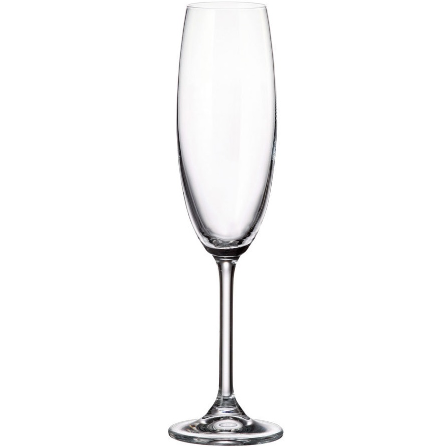 Набір келихів для шампанського Crystalite Bohemia Colibri, 220 мл, 6 шт. (4S032/00000/220) - фото 1