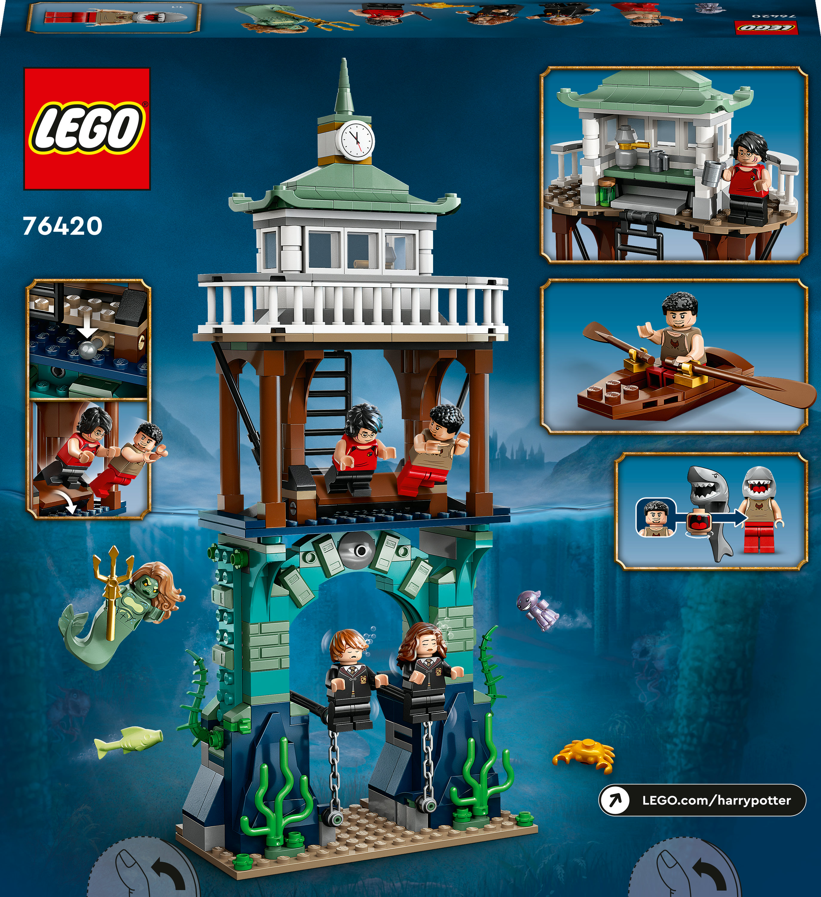Конструктор LEGO Harry Potter Тричаклунський турнір: Чорне озеро, 349 деталей (76420) - фото 11