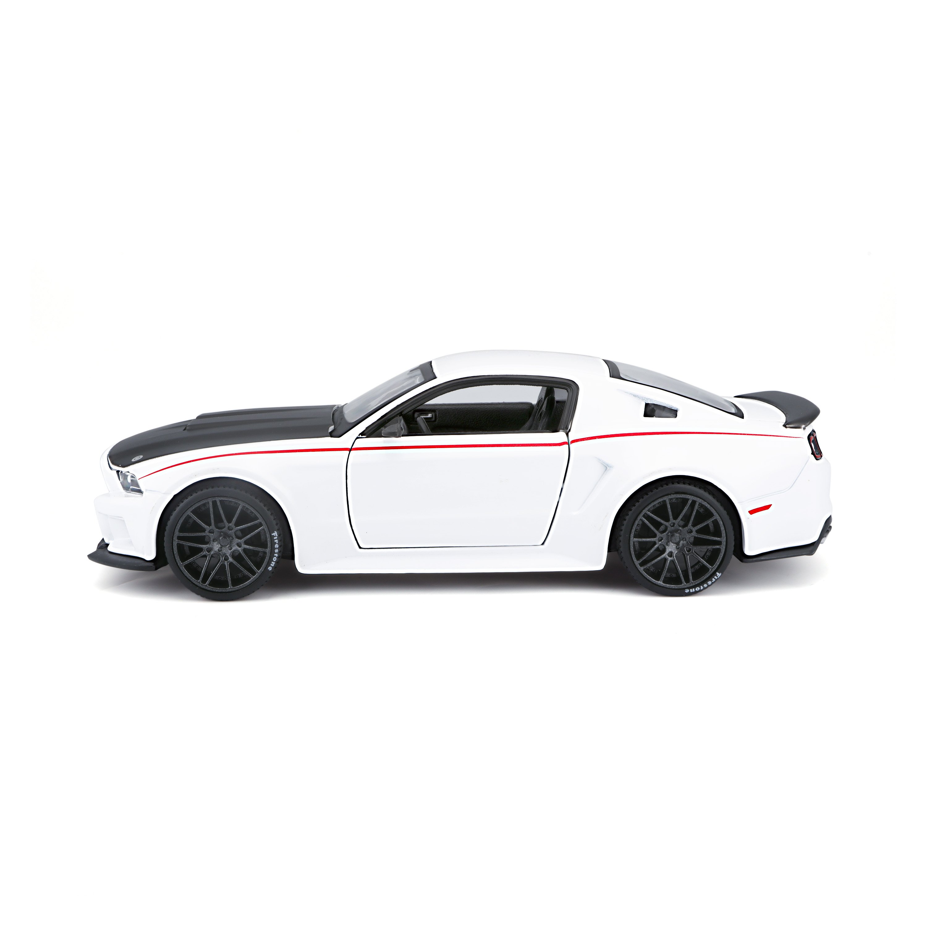 Игровая автомодель Maisto Ford Mustang Street Racer 2014, белый, 1:24 (31506 white) - фото 2