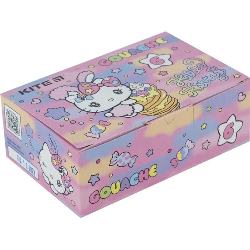 Фарби гуаш Kite Hello Kitty 6 кольорів (HK23-062) - фото 1