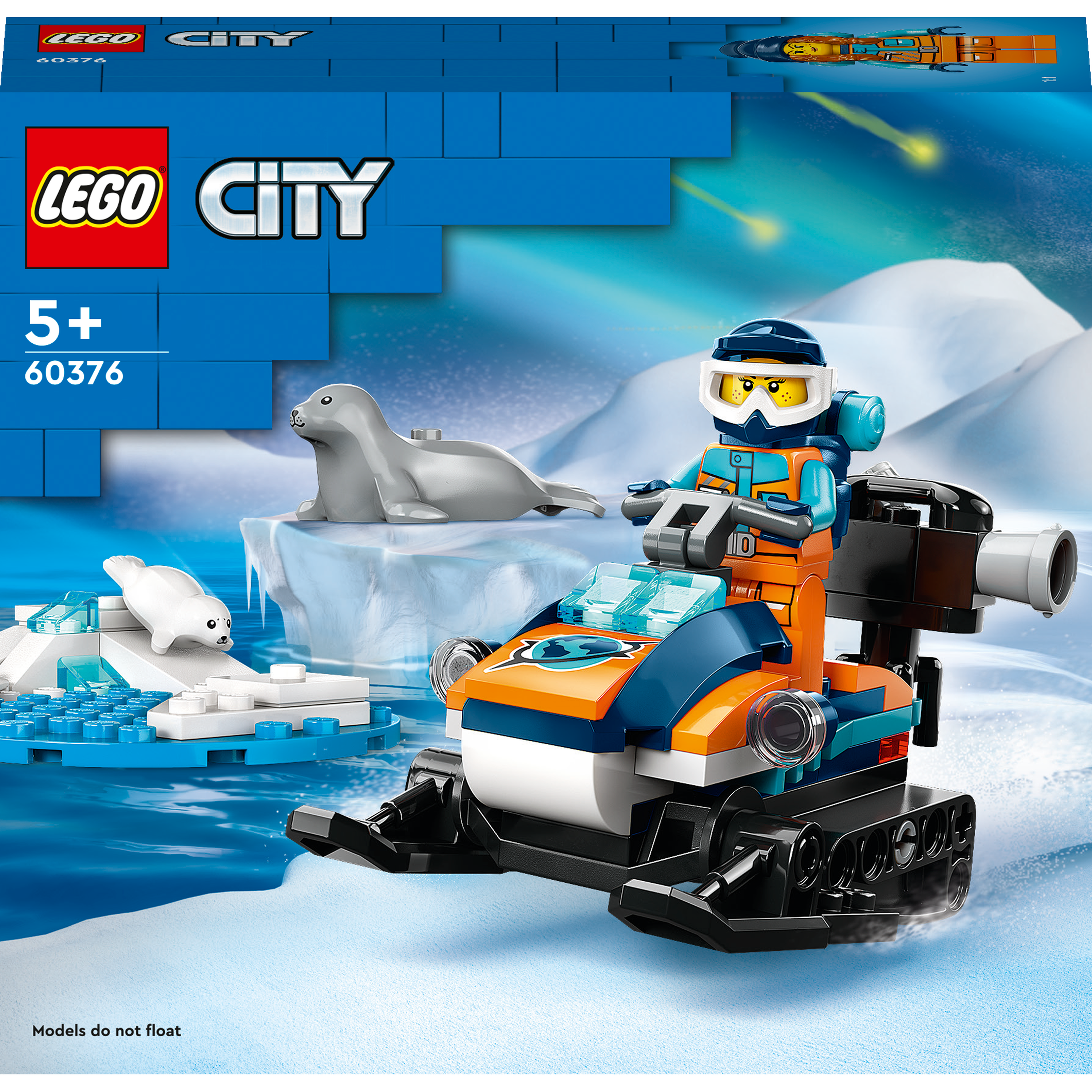 Конструктор LEGO City Арктический исследовательский снегоход, 70 деталей (60376) - фото 1