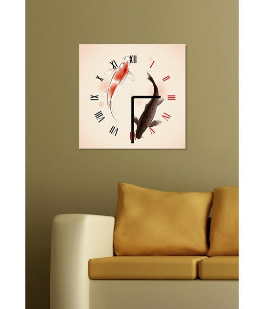 Настінний годинник Art-Life Collection, 25х25 см, рожевий (W-S-2525-C01-000016-T) - фото 1