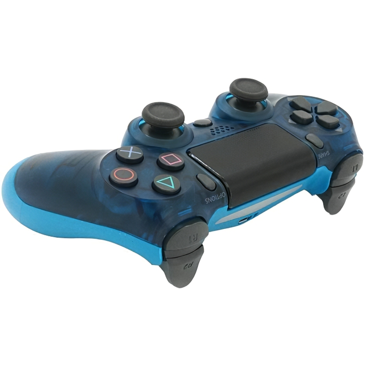 Геймпад джойстик Doubleshock Wireless PS4 Double Motor Vibration DualShock 4 Light-Dark-Blue - фото 1