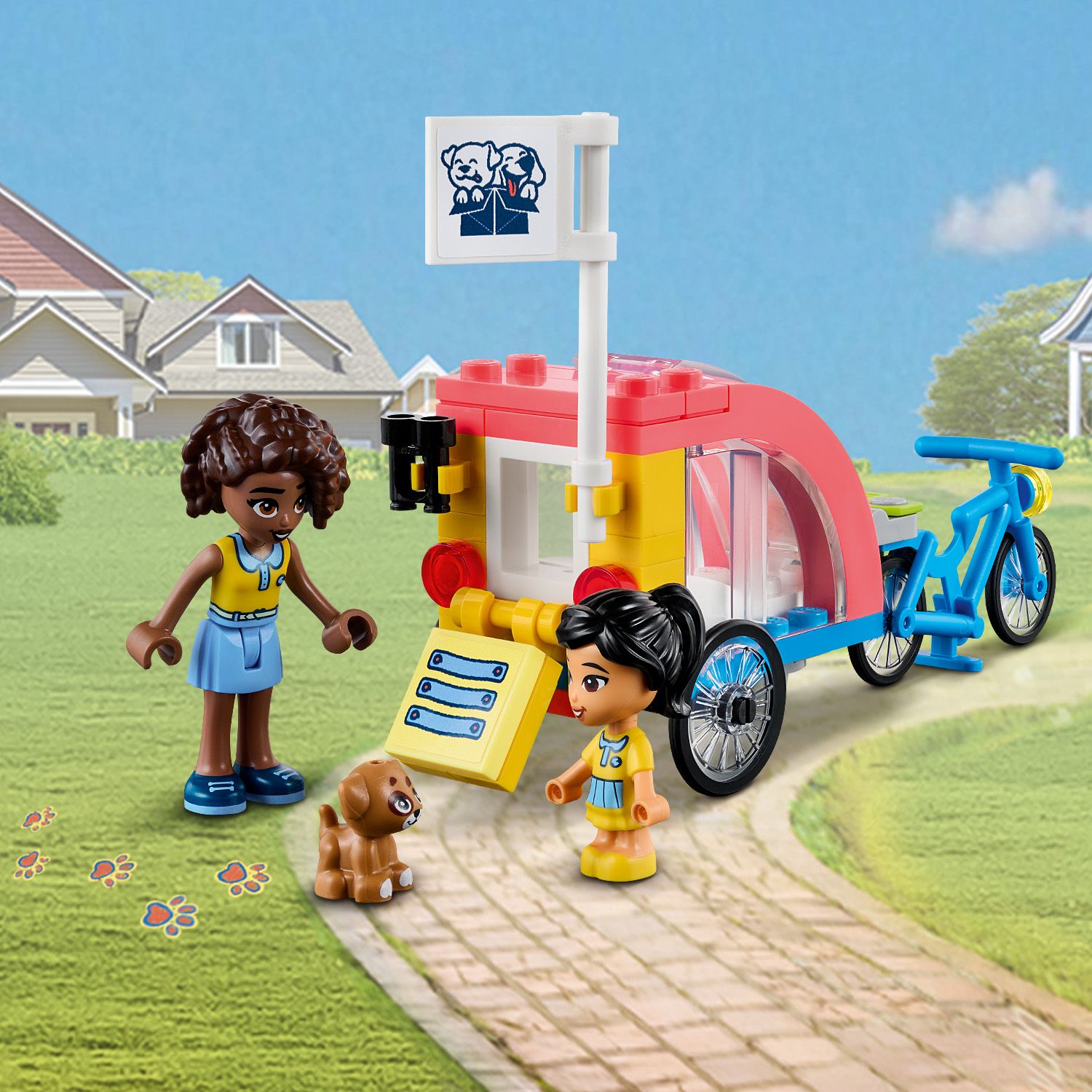 Конструктор LEGO Friends Спасательный велосипед для собак, 125 деталей (41738) - фото 7