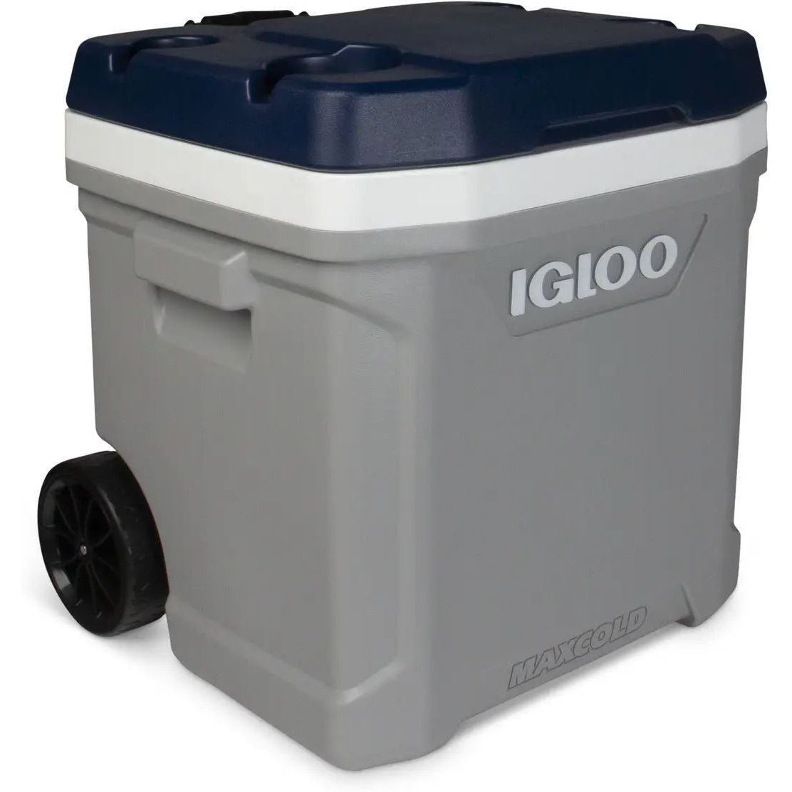 Ізотермічний контейнер на колесах Igloo MaxCold Latitude 62 Roller 56 л сірий з синім (34696) - фото 2